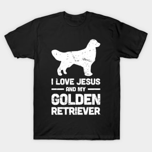 Golden Retriever - Funny Jesus Christian Dog T-Shirt